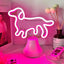 Letrero neón decoración habitación luz mesa espejo usb pilas