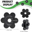 12 Tapones Bandera Jardín Antiviento con Clips Flor