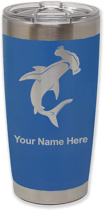 Vaso térmico acero inox grabado personalizado azul oscuro