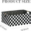Cesta plegable 16.9" para armario niños juguetes 2 Pzas