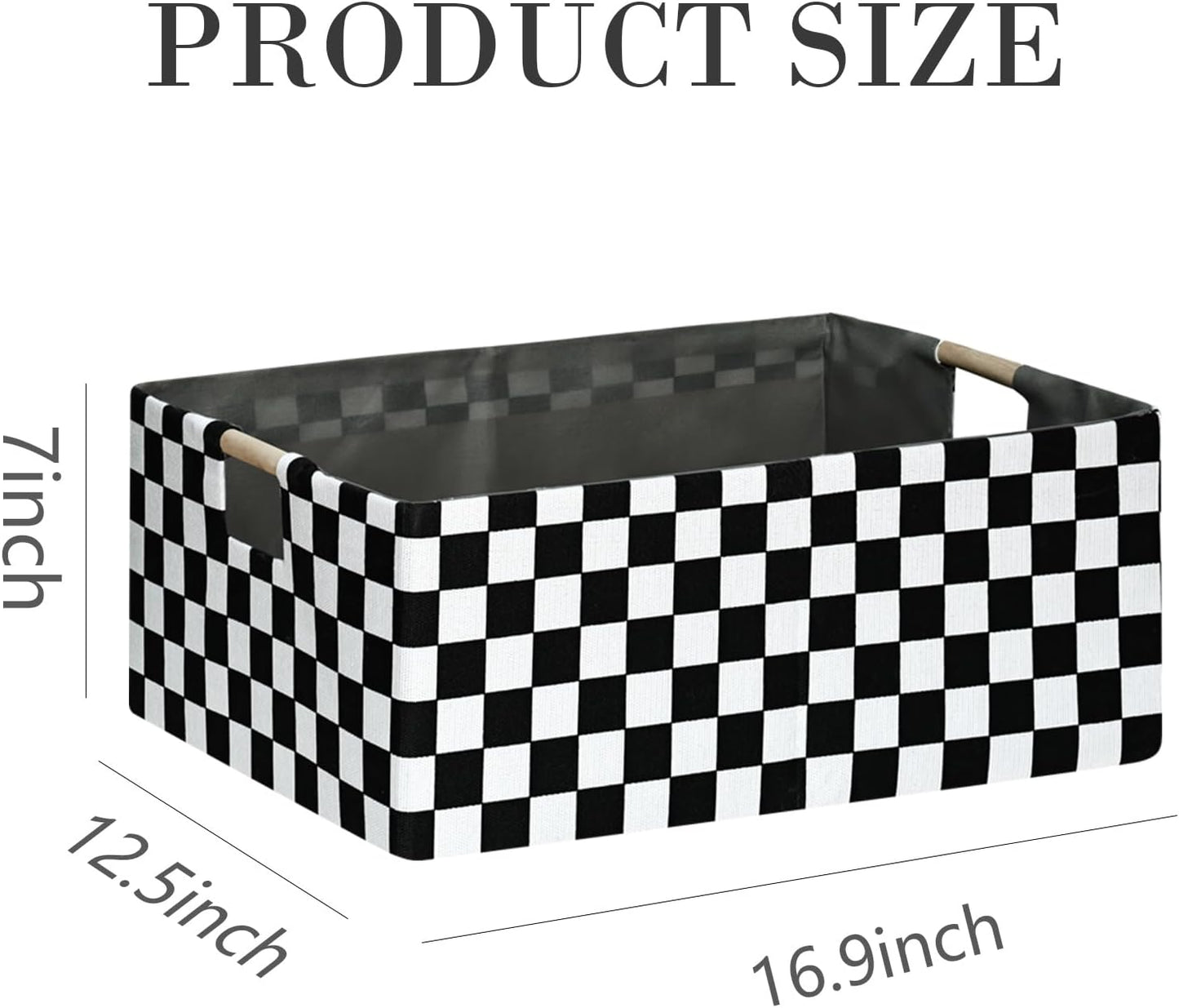 Cesta plegable 16.9" para armario niños juguetes 2 Pzas