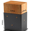 Set 4 anclas poste acero carbono 4x6" soporte exterior