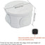 Caja derivación universal plástico ABS IP65 color blanco