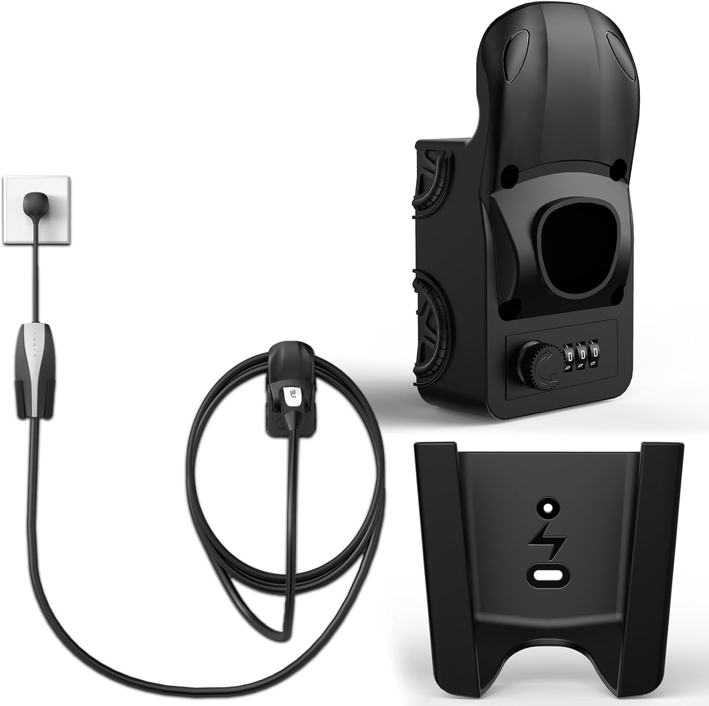 Soporte cargador Tesla UMC con bloqueo modelo 3/S/X/Y