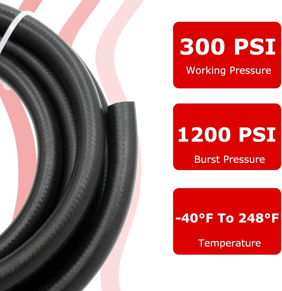 Manguera combustible 5/16" 300 PSI refrigerante