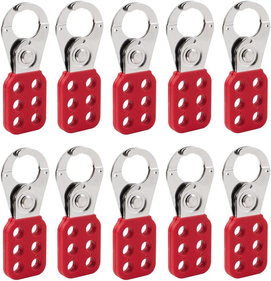 Pack 10 cerrojos acero 6 agujeros seguridad
