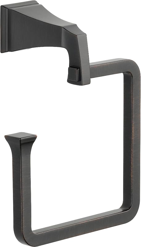 Toallero bronce veneciano cuadrado para baño cocina