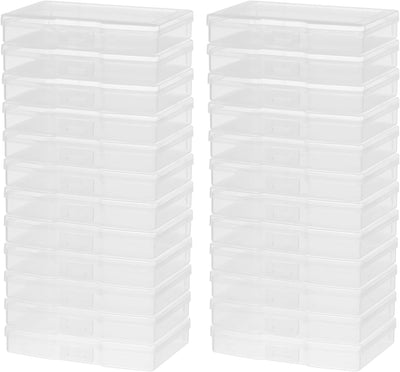 Cajas transparentes para fotos 4x6 pulg set 24
