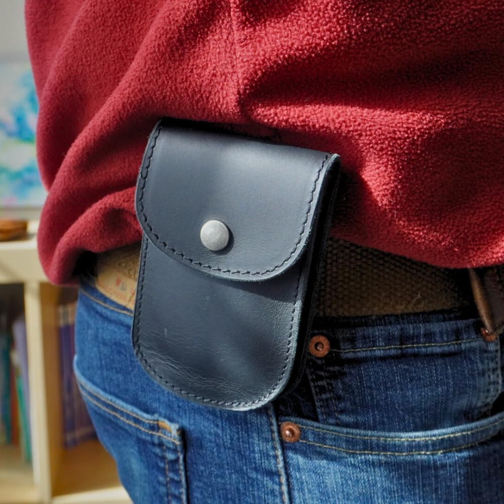 Funda cinturón cuero vaca EDC para cuchillo