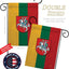 Bandera Lituania jardín decoración doble cara