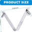 4 Clips Acero Inox para Cepillo Piscina y Spa
