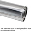 Tubo escape 180 grados 76mm aluminio admisión 3"