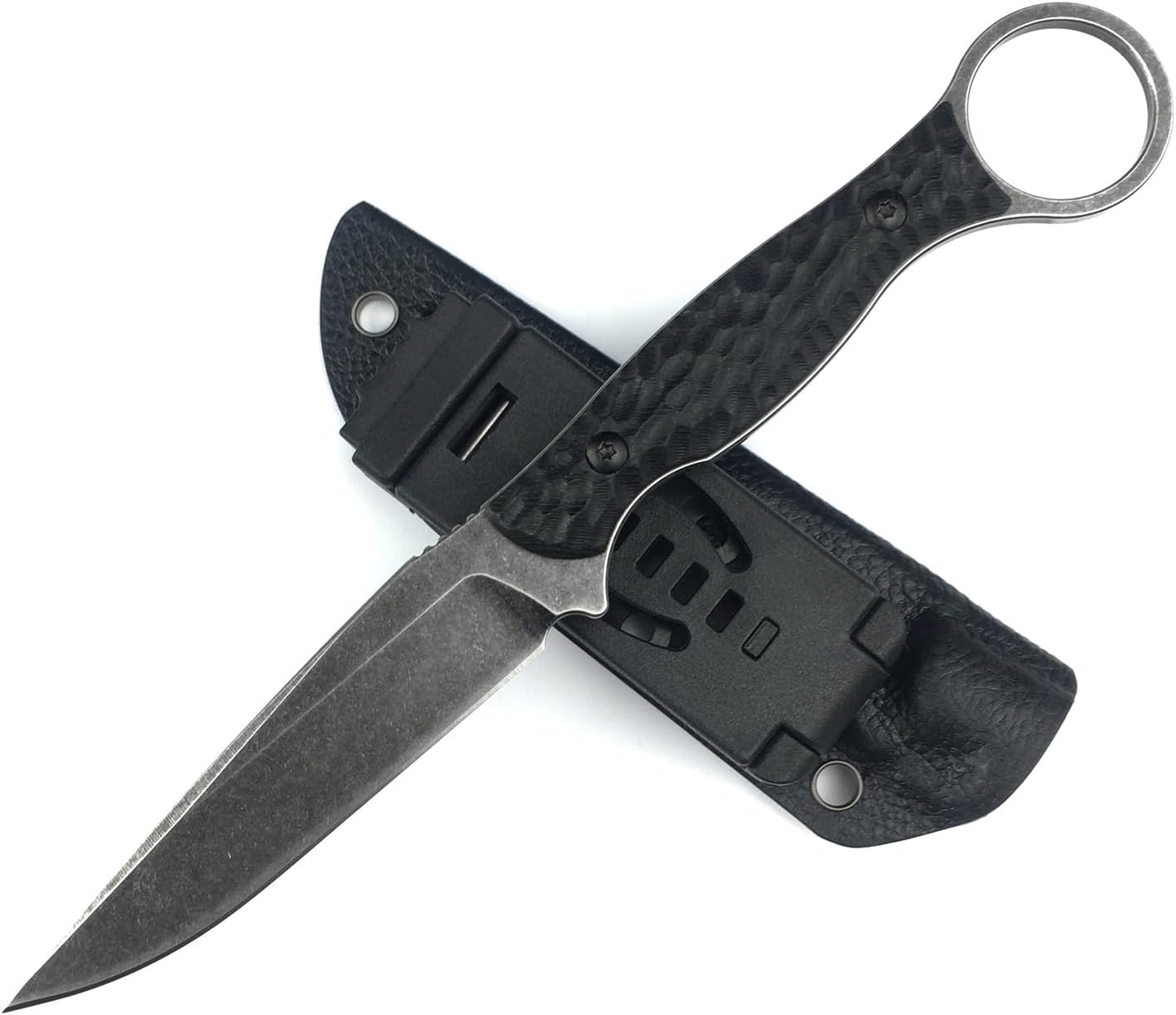 Cuchillo táctico hoja fija 8.23pulg Kydex G10 EDC camping