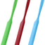 3 Espátulas Silicón para Frascos Antiadherentes Azul Rojo Verde