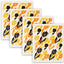 Set 4 paños cocina reutilizables secado rápido Tulip