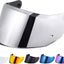 Protector visera casco motocicleta Stream II FF808 cromo