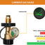 Adaptador propano 100lb universal POL a QCC1 manguera 5-100lb