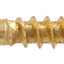 Tornillo madera ranurado latón 6x5/8 pulg pack 48