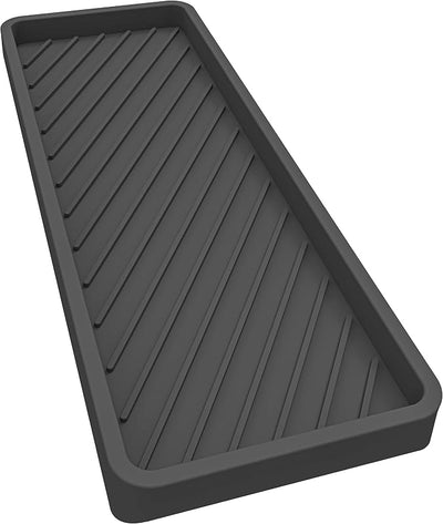 Bandeja silicona fregadero cocina 12x4.3pulg negro