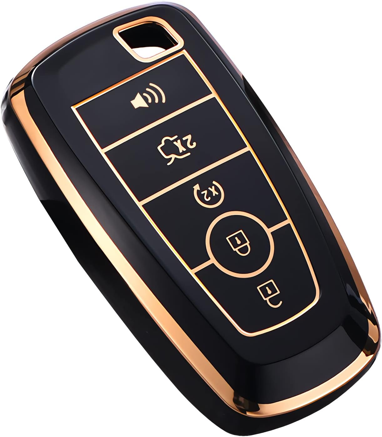 Funda llave Ford TPU suave protección completa negro