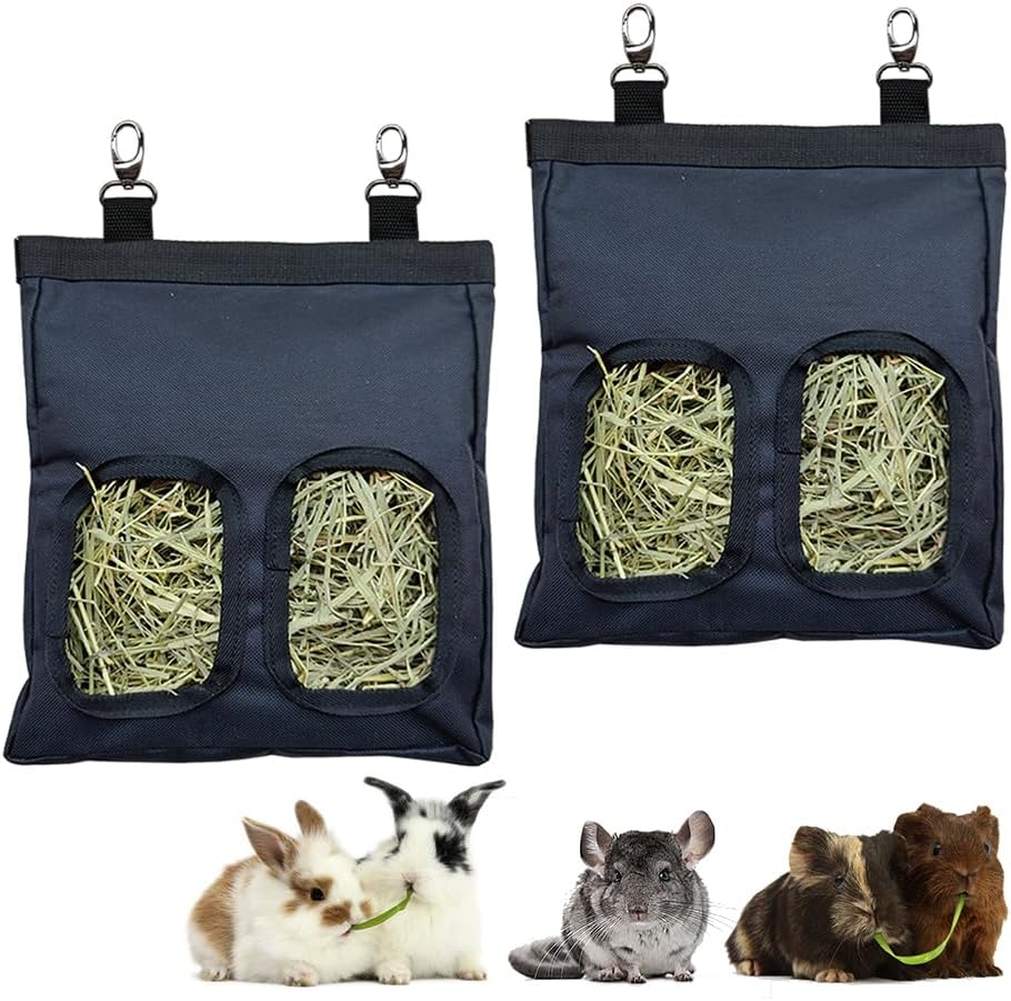 Comedero heno colgante para conejillos chinchillas 2uds