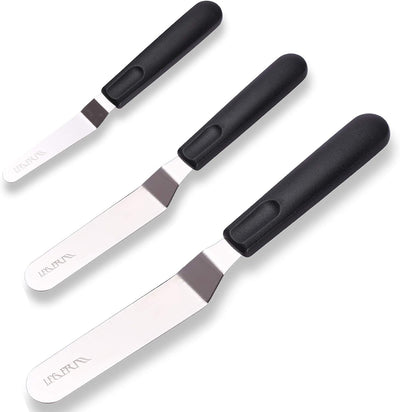 Espátulas glaseado tartas 4-6pulg cuchillo paleta acero inox