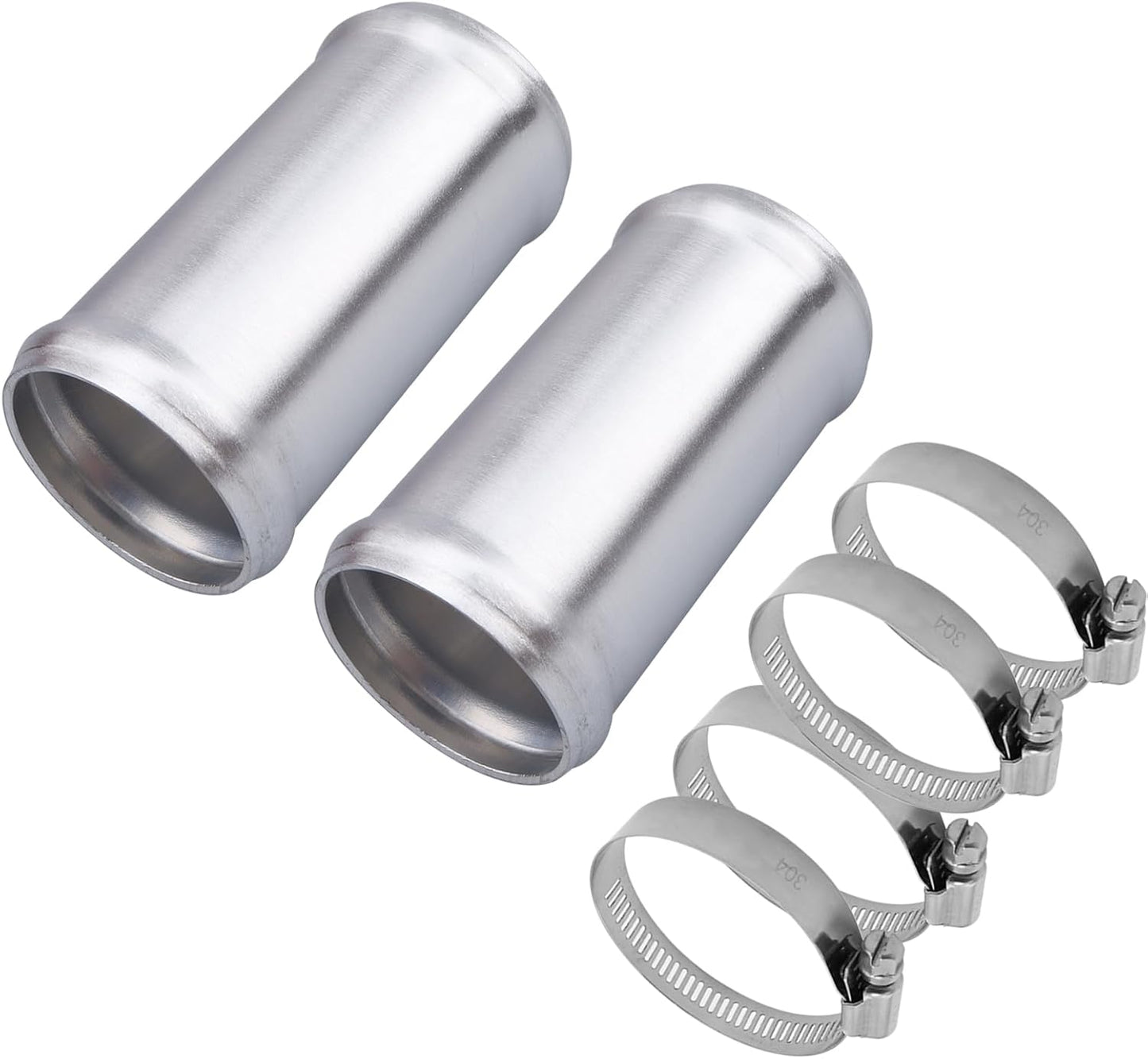 Junta manguera aluminio 2" con conector silicona set 2