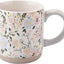 Tazas café gres florales 14oz para bebidas calientes y frías