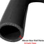 Manguera silicona con codo 135° 6" reforzada universal