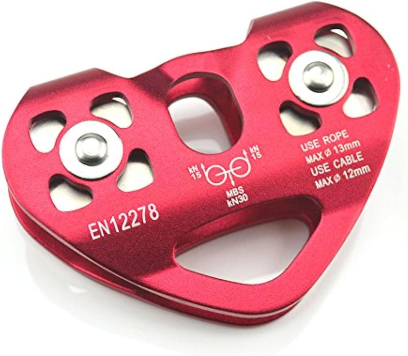 Polea cable zip line 30KN 6700lbs para escalada