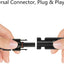 8 Pares Conectores Solares Comp 10-12AWG