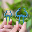Clips soporte plantas 80 abrazaderas suaves para trepadoras