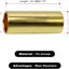Bujes resorte hoja remolque bronce 8 Pzas