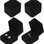 Caja terciopelo para aretes regalo boda negro