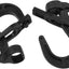 Ganchos elásticos plástico para cuerdas 1/4 y 3/8 pulg 12uds