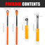 Set 4 herramientas ajuste holgura llaves 7/16 y 9/16"