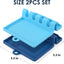 2 Soportes cucharas silicona resistente 600°F sin BPA azul