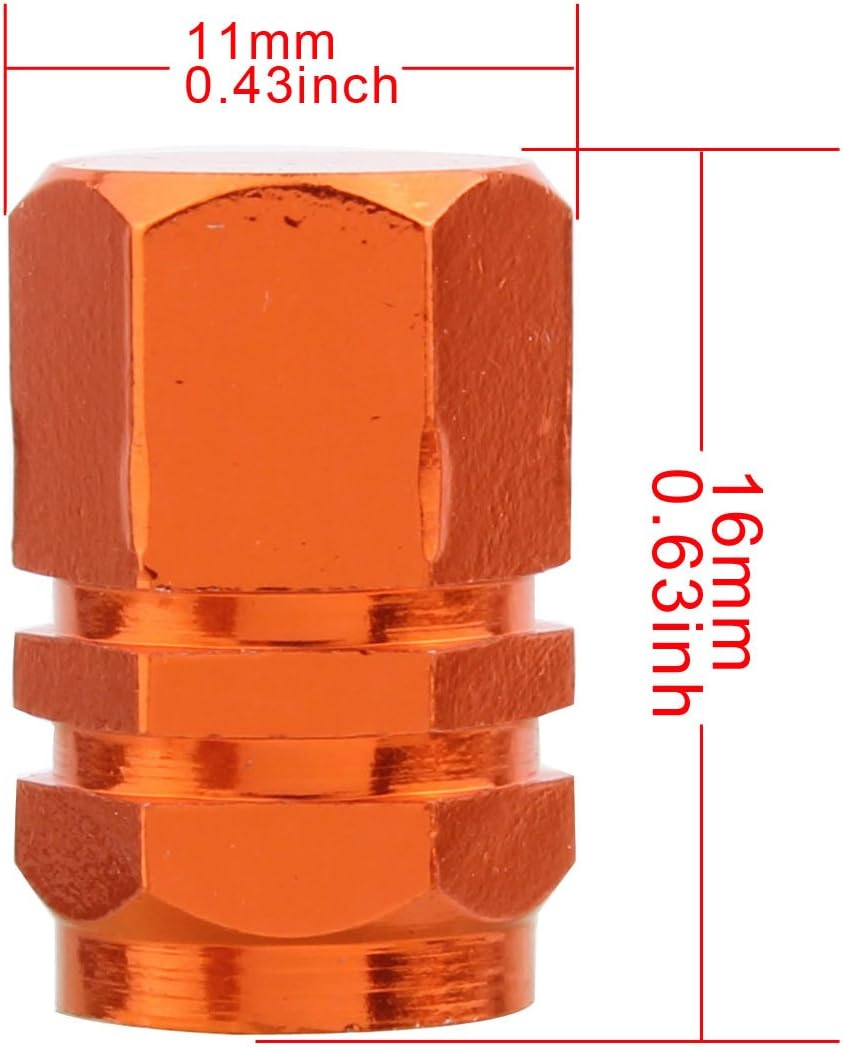 Tapones vástago válvula neumática hexagonal naranja SUV 4WD