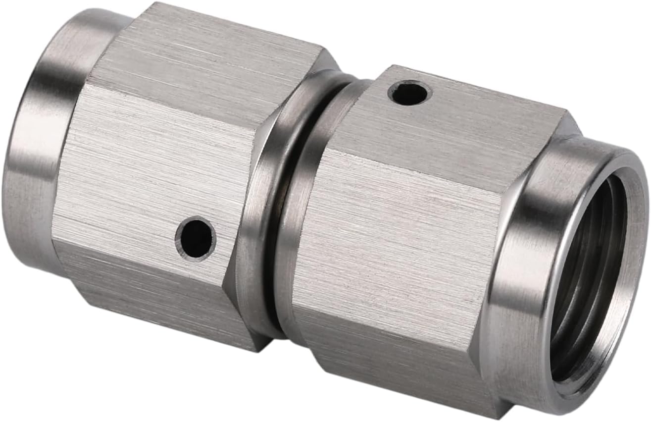 Acoplador 6AN hembra acero inox giratorio