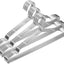 Perchas acero inox 16.5" set 30