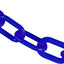 Cadena barrera plástico resistente azul 2" 50ft