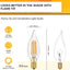 Bombilla LED candelabro 60W eq 2700K blanco cálido CA11