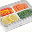 Contenedor alimentos 4 compartimentos tapas herméticas