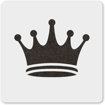 Plantilla corona 6" reutiliz. para pintar
