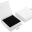 20 Cajas Regalo Joyas con Algodón 3.9x3.9x1.1" Blanco