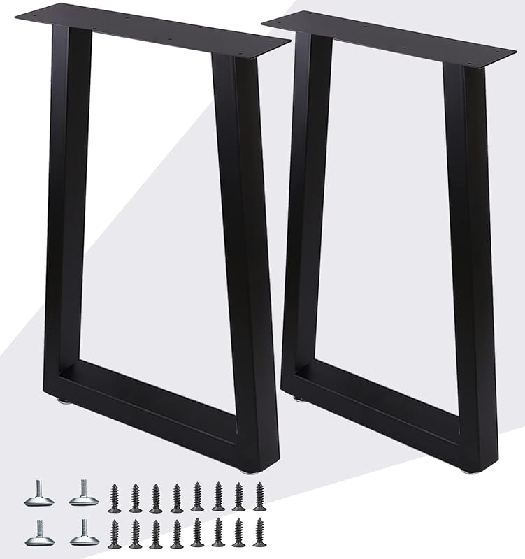Patas mesa metal 28pulg altas 17.7pulg ancho resistentes