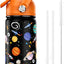 Botella agua aislada acero inox 14oz para niños con pajilla