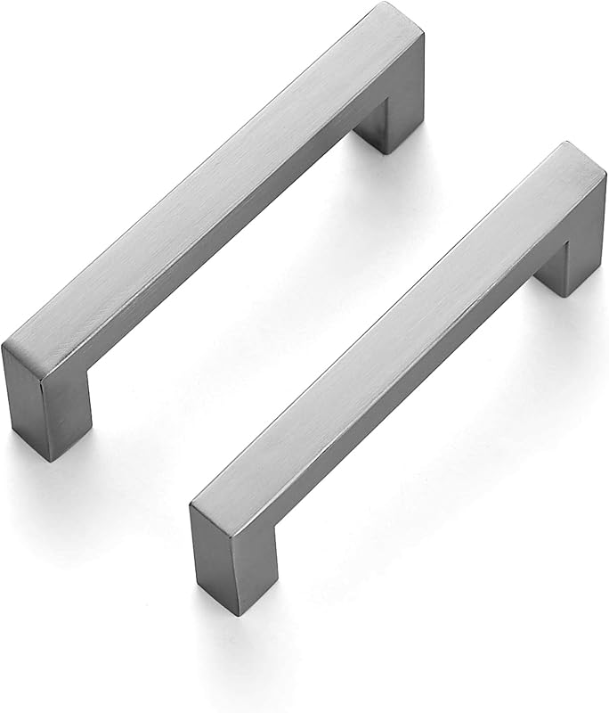 Manijas rectas para muebles cocina 5pulg negro mate