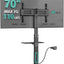 Soporte TV suelo estante AV 32-75pulg 110lb madera