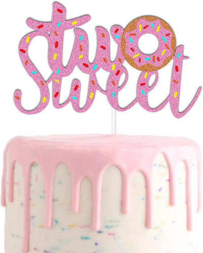 Decoración tartas rosquilla caramelo rosa baby shower